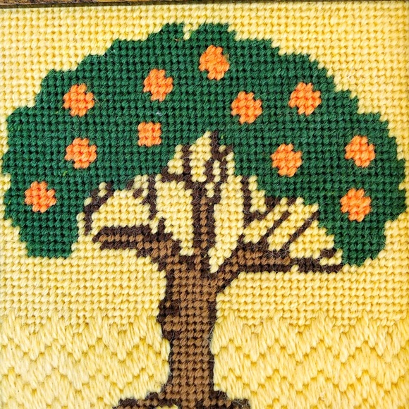 SOLD Vintage🍊70s/80s Seasons Cross-stitch Duo! - Picture 3 of 7